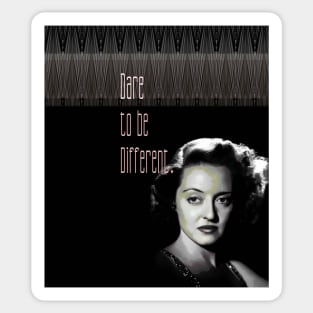 Betty Davis - Dare to be Different. Sticker